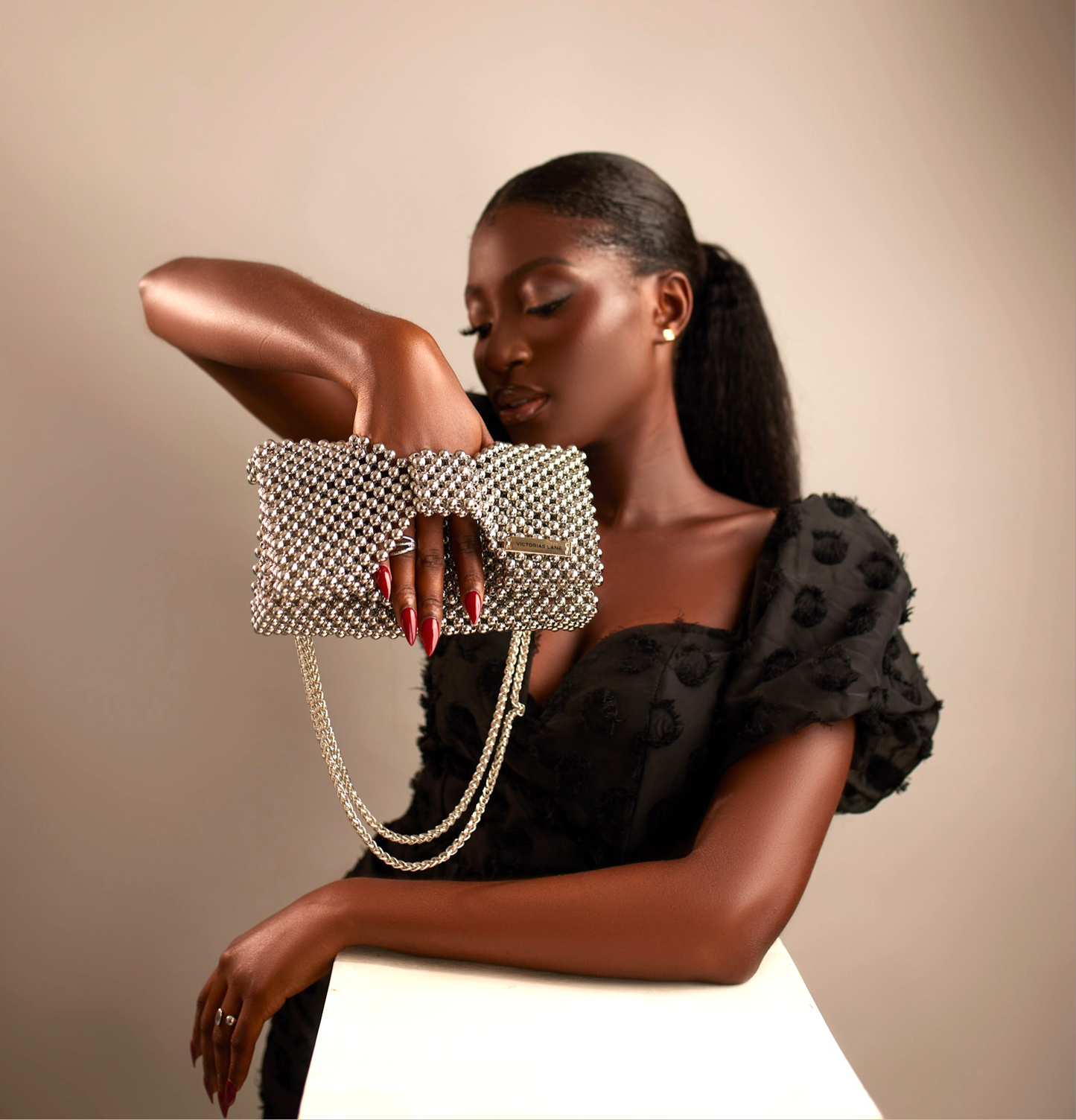 Olanna Pearl Purse - Beaded Bag