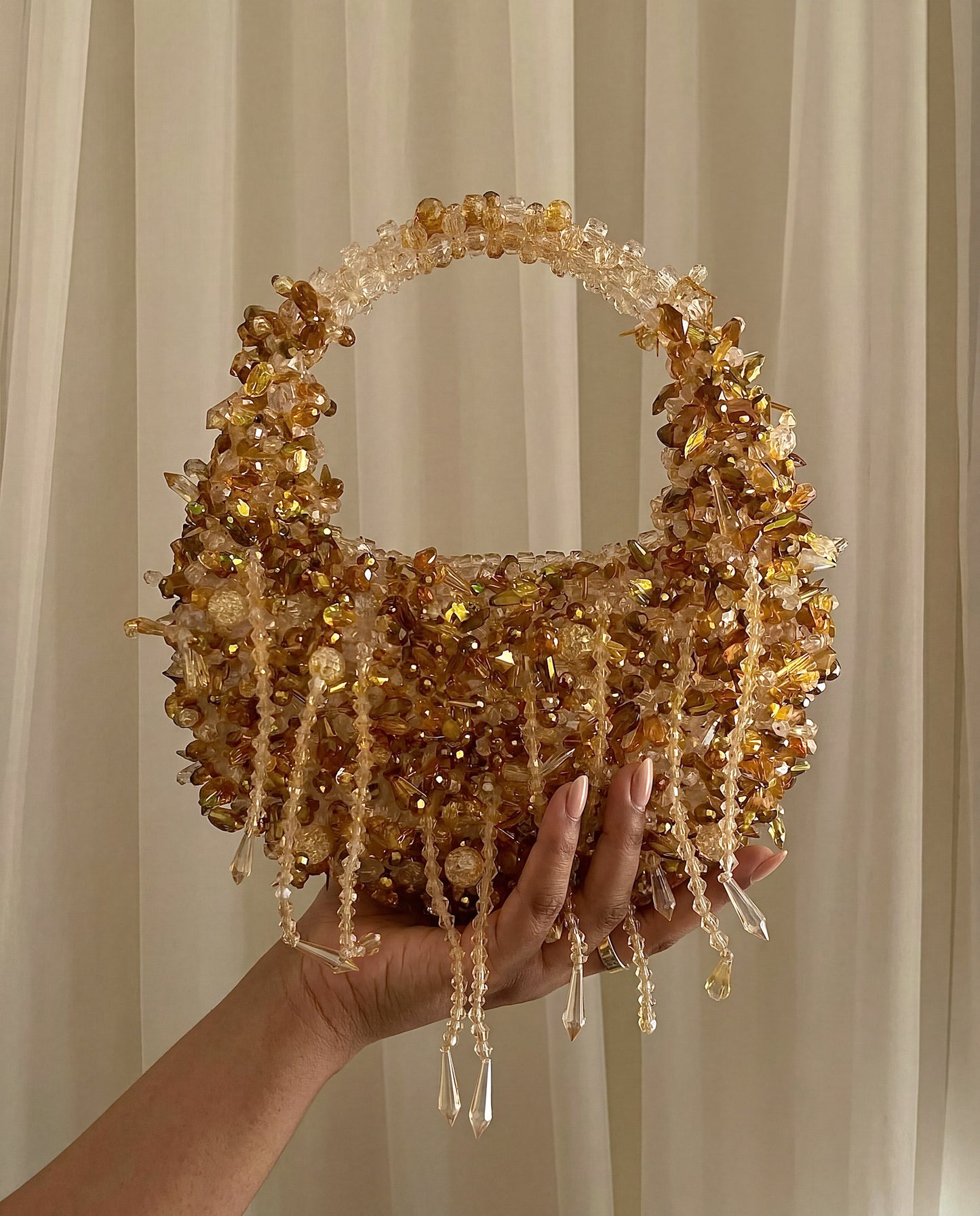 Diva Luxe Bag -  Beaded Bag